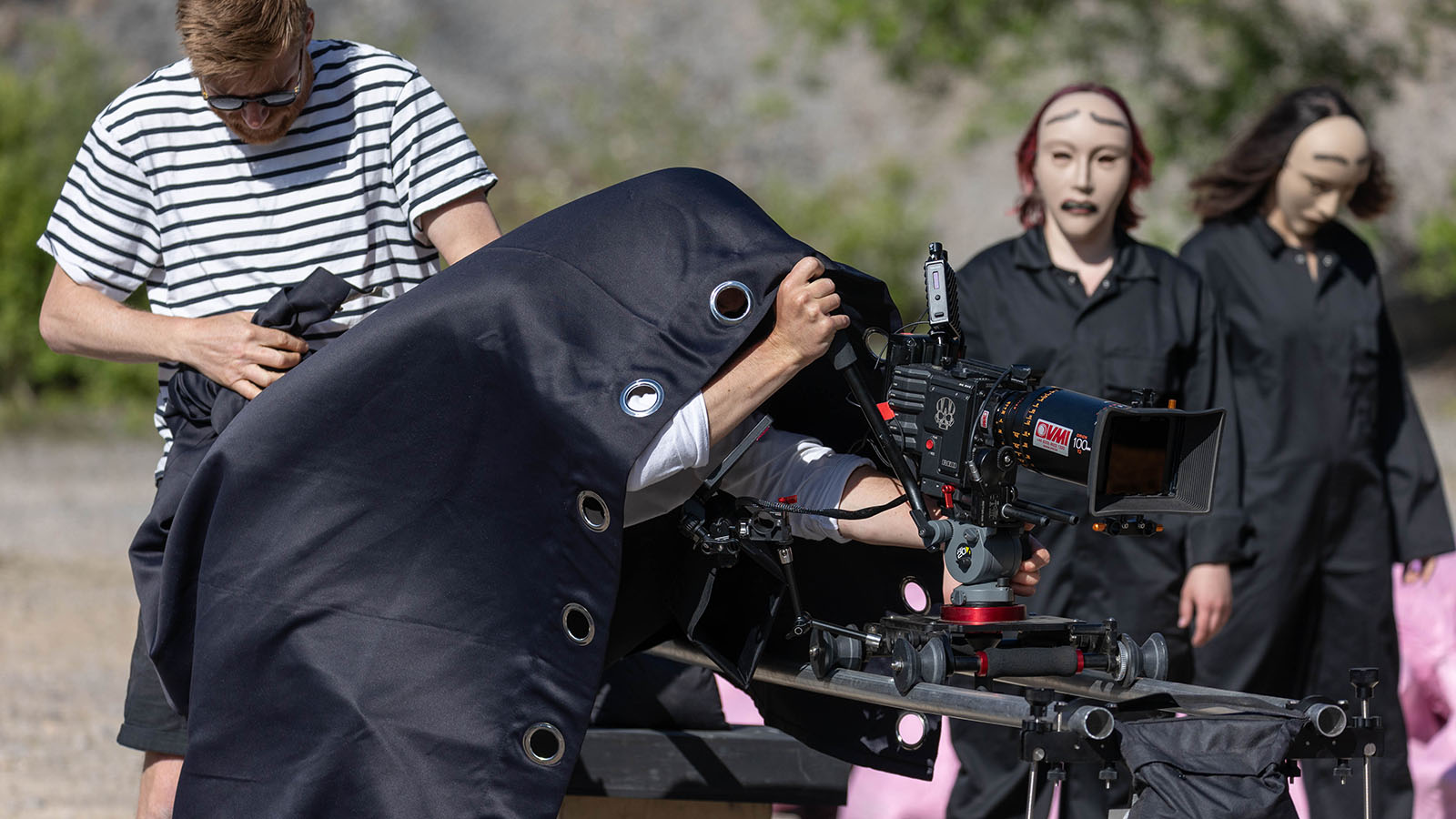 Video production still from IDLES